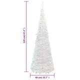 Artificial Christmas Tree Pop-up 50 LEDs White 120 cm - Extra Image