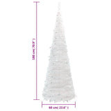 Artificial Christmas Tree Pop-up 150 LEDs White 180 cm - Extra Image