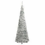 Artificial Christmas Tree Pop-up Flocked Snow 50 LEDs 120 cm - Rear View