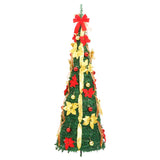 Artificial Christmas Tree Pop-up 100 LEDs Green 150 cm - 45-Degree Angle