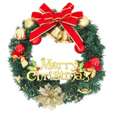 Christmas Wreath with 35 LEDs Green 60 cm - Rear View