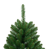 Artificial Hinged Christmas Tree with Stand Green 150 cm - 45-Degree Angle