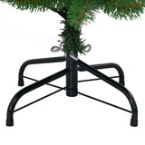 Artificial Hinged Christmas Tree with Stand Green 150 cm - Close-Up Angle