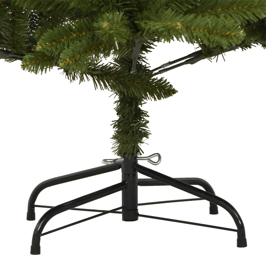 Artificial Hinged Christmas Tree with Stand Green 180 cm