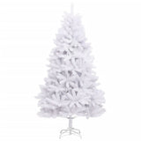 Artificial Hinged Christmas Tree with Stand White 180 cm