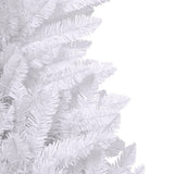 Artificial Hinged Christmas Tree with Stand White 180 cm