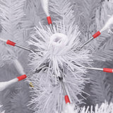 Artificial Hinged Christmas Tree with Stand White 180 cm