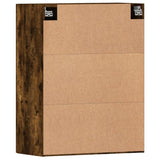 Wall Mounted Cabinets 2 pcs Smoked Oak Engineered Wood - Extra Image