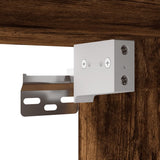 Wall Mounted Cabinets 2 pcs Smoked Oak Engineered Wood - Extra Image