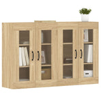 Wall Mounted Cabinets 2 pcs Sonoma Oak Engineered Wood