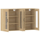 Wall Mounted Cabinets 2 pcs Sonoma Oak Engineered Wood - 45-Degree Angle