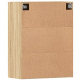 Wall Mounted Cabinets 2 pcs Sonoma Oak Engineered Wood - Extra Image