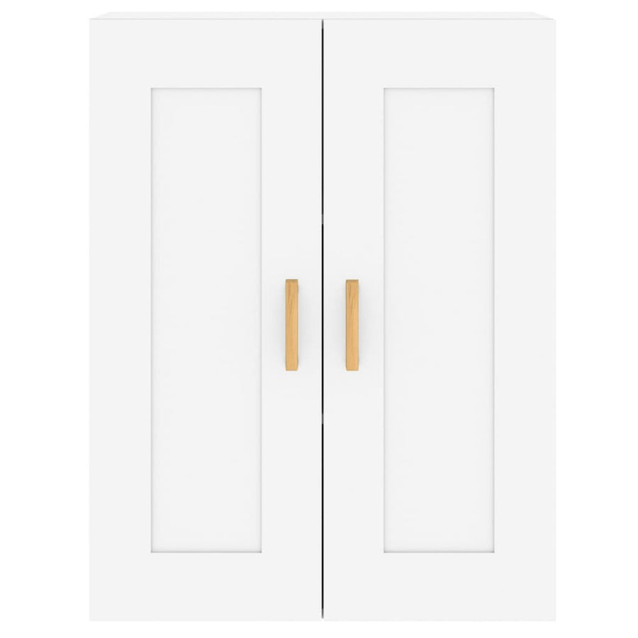 Wall Mounted Cabinets 2 pcs White Engineered Wood