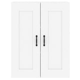 Wall Mounted Cabinets 2 pcs White Engineered Wood
