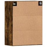 Wall Mounted Cabinets 2 pcs Smoked Oak Engineered Wood