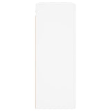 Wall Mounted Cabinets 2 pcs White Engineered Wood - Close-Up Angle