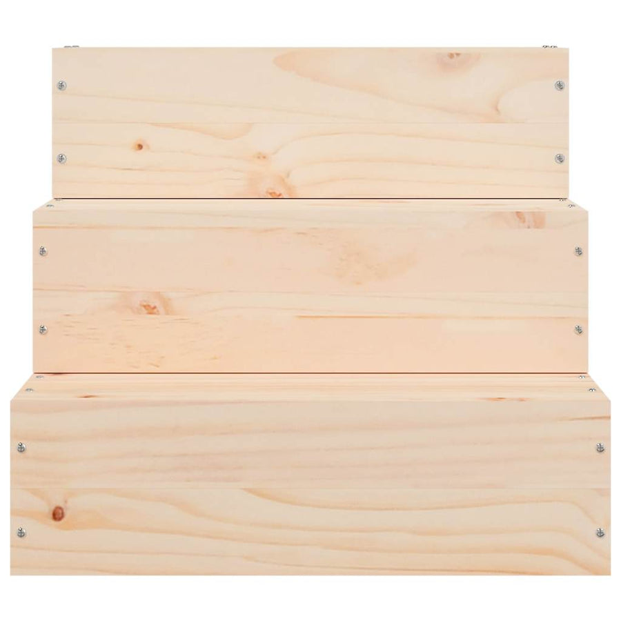 Pet Stair 40x37.5x35 cm Solid Wood Pine