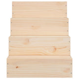 Pet Stair 40x49x47 cm Solid Wood Pine - Top-Down View