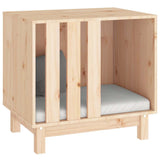 Dog House Natural 60 x 45 x 57 cm - Rear View