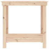 Work Bench 80x50x80 cm Solid Wood Pine