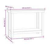 Work Bench 110x50x80 cm Solid Wood Pine