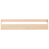 Wall-mounted Shoe Racks 2 pcs 110x9x23 cm Solid Wood Pine