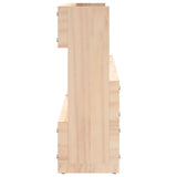 Wall-mounted Shoe Racks 2 pcs 110x9x23 cm Solid Wood Pine - Close-Up Angle