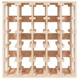 Wine Rack 58.5x33x60.5 cm Solid Wood Pine - 45-Degree Angle