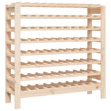 Wine Rack 109.5x30x107.5 cm Solid Wood Pine - Front View