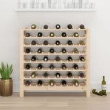 Wine Rack 109.5x30x107.5 cm Solid Wood Pine - Side View
