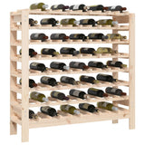 Wine Rack 109.5x30x107.5 cm Solid Wood Pine - Top-Down View