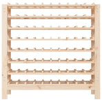 Wine Rack 109.5x30x107.5 cm Solid Wood Pine