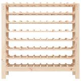 Wine Rack 109.5x30x107.5 cm Solid Wood Pine - 45-Degree Angle