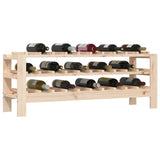 Wine Rack 109.5x30x42 cm Solid Wood Pine - Top-Down View