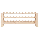 Wine Rack 109.5x30x42 cm Solid Wood Pine