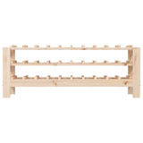 Wine Rack 109.5x30x42 cm Solid Wood Pine - 45-Degree Angle