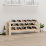Wine Rack 109.5x30x42 cm Solid Wood Pine