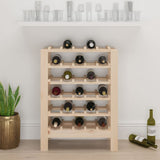 Wine Rack 61.5x30x82 cm Solid Wood Pine - Side View
