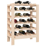 Wine Rack 61.5x30x82 cm Solid Wood Pine - Top-Down View