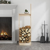 Log Holder 33.5x30x110 cm Solid Wood Pine - Side View