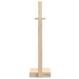 Log Holder 33.5x30x110 cm Solid Wood Pine - Rear View