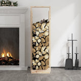 Log Holder 33.5x30x110 cm Solid Wood Pine - Side View
