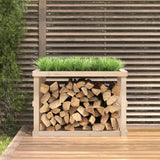Outdoor Log Holder 108x52x74 cm Solid Wood Pine - Side View