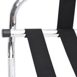 Luggage Rack with Backrest Silver 56x39x52cm - Close-Up Angle