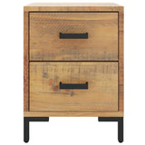 Bedside Cabinets 2 pcs 36x30x45 cm Solid Wood Pine - 45-Degree Angle