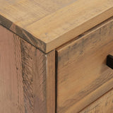 Bedside Cabinets 2 pcs 36x30x45 cm Solid Wood Pine - Close-Up Angle