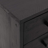 Bedside Cabinets 2 pcs Black 36x30x45 cm Solid Wood Pine - Extra Image