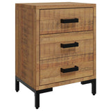 Bedside Cabinets 2 pcs 40x30x55 cm Solid Wood Pine - Side View