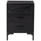 Bedside Cabinets 2 pcs Black 40x30x55 cm Solid Wood Pine