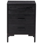 Bedside Cabinets 2 pcs Black 40x30x55 cm Solid Wood Pine